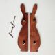 Handcrafted Acacia Wood Rabbit Cabinet Handles Set